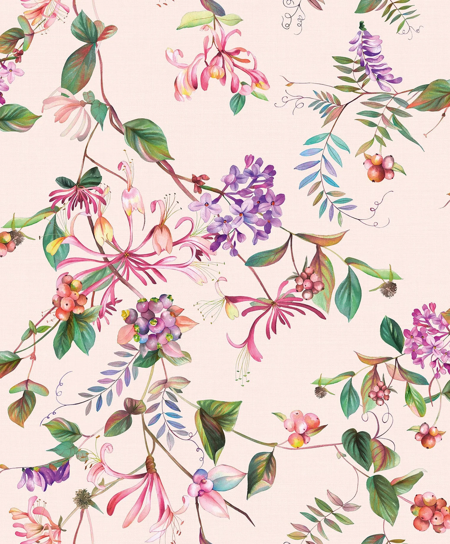 Botanical wallpaper from the DecoratorsBest catalogue