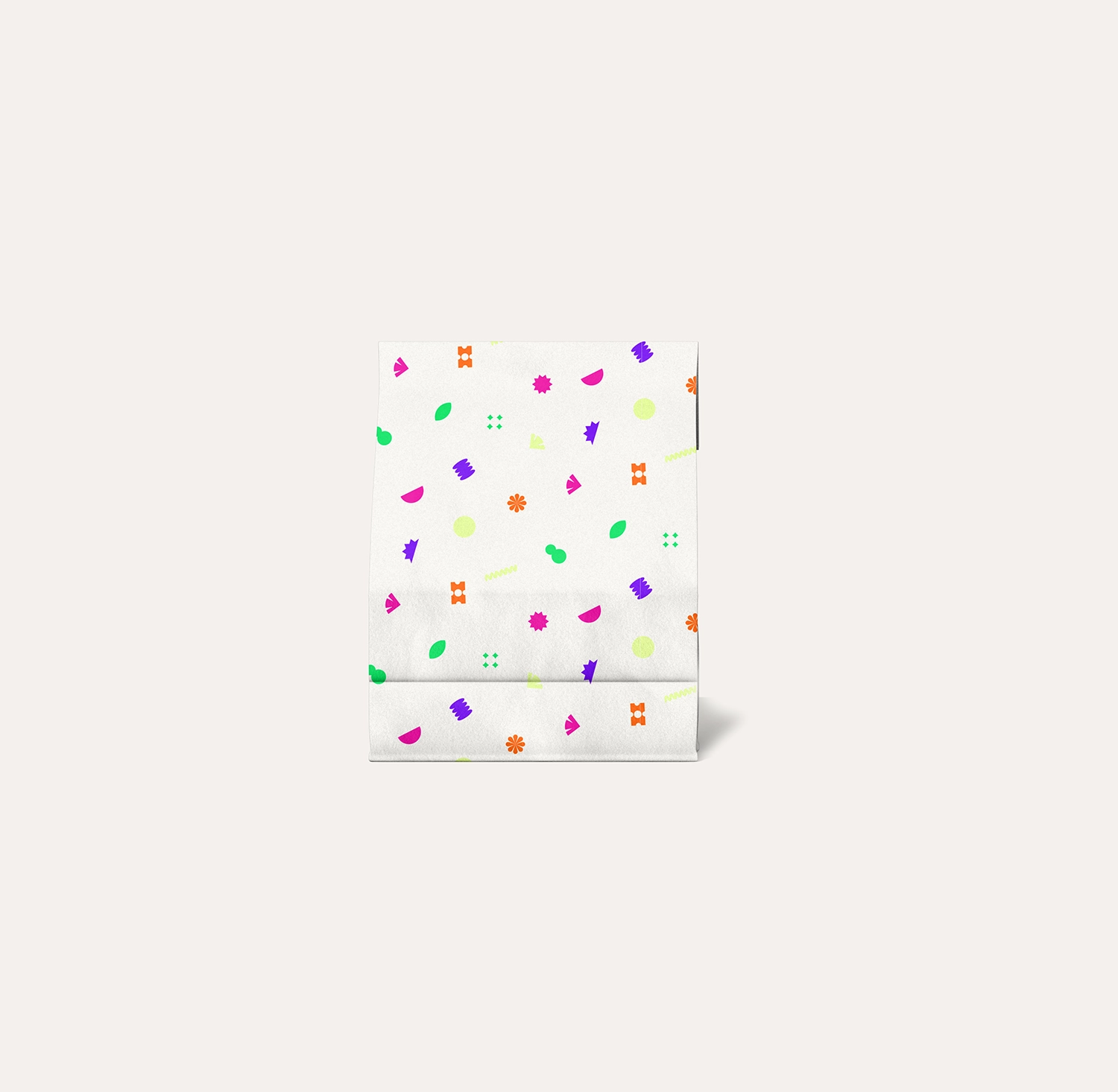 Food Paper Bag Mockup