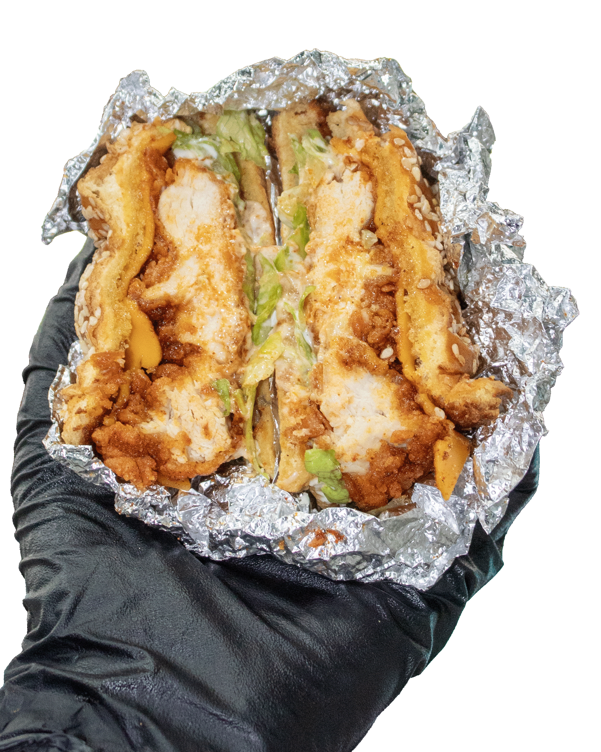 Nashville burger from Fryem – spicy fried chicken burger served in Beeston, Leeds