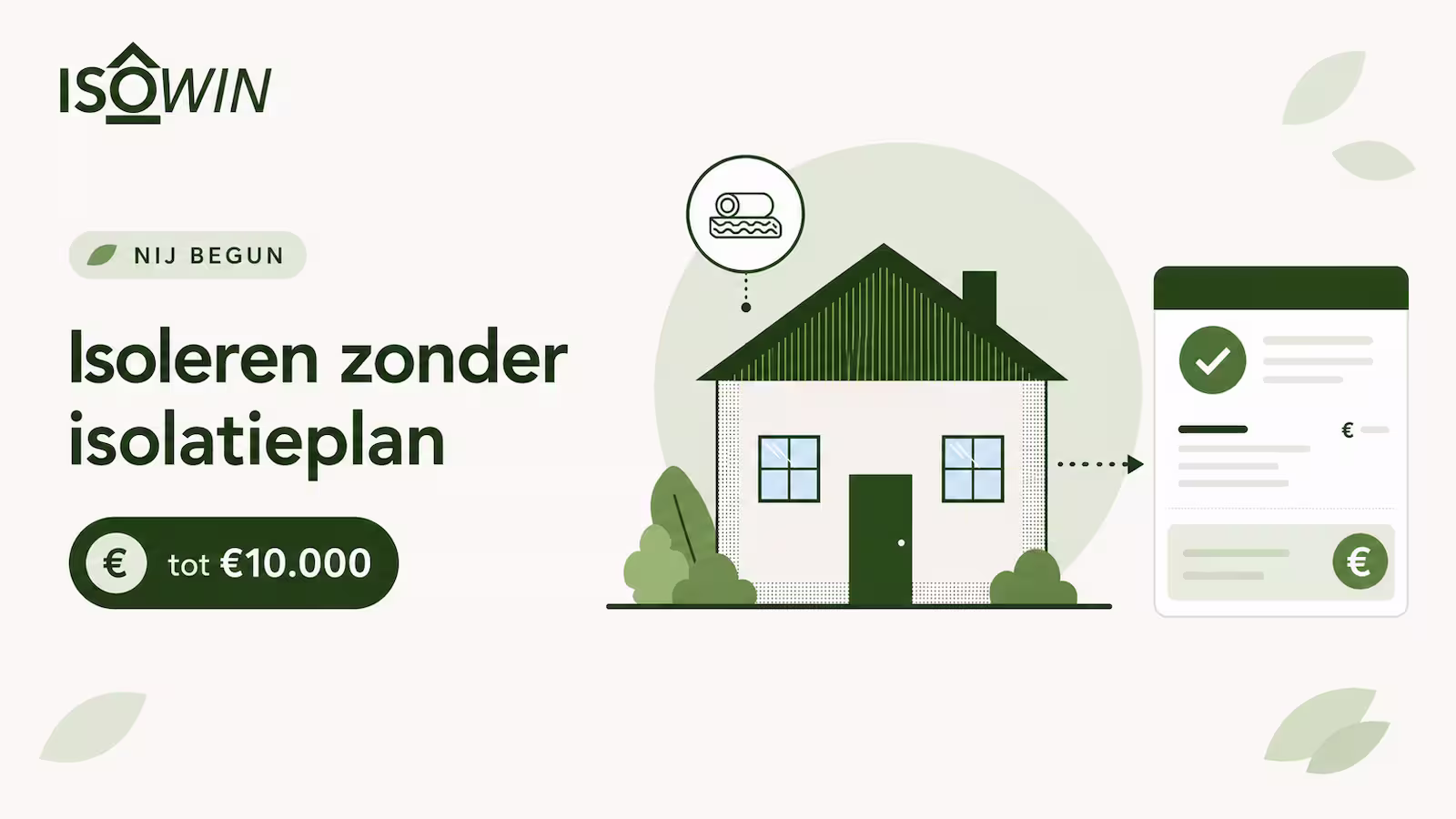 Isoleren zonder isolatieplan | IsoWin