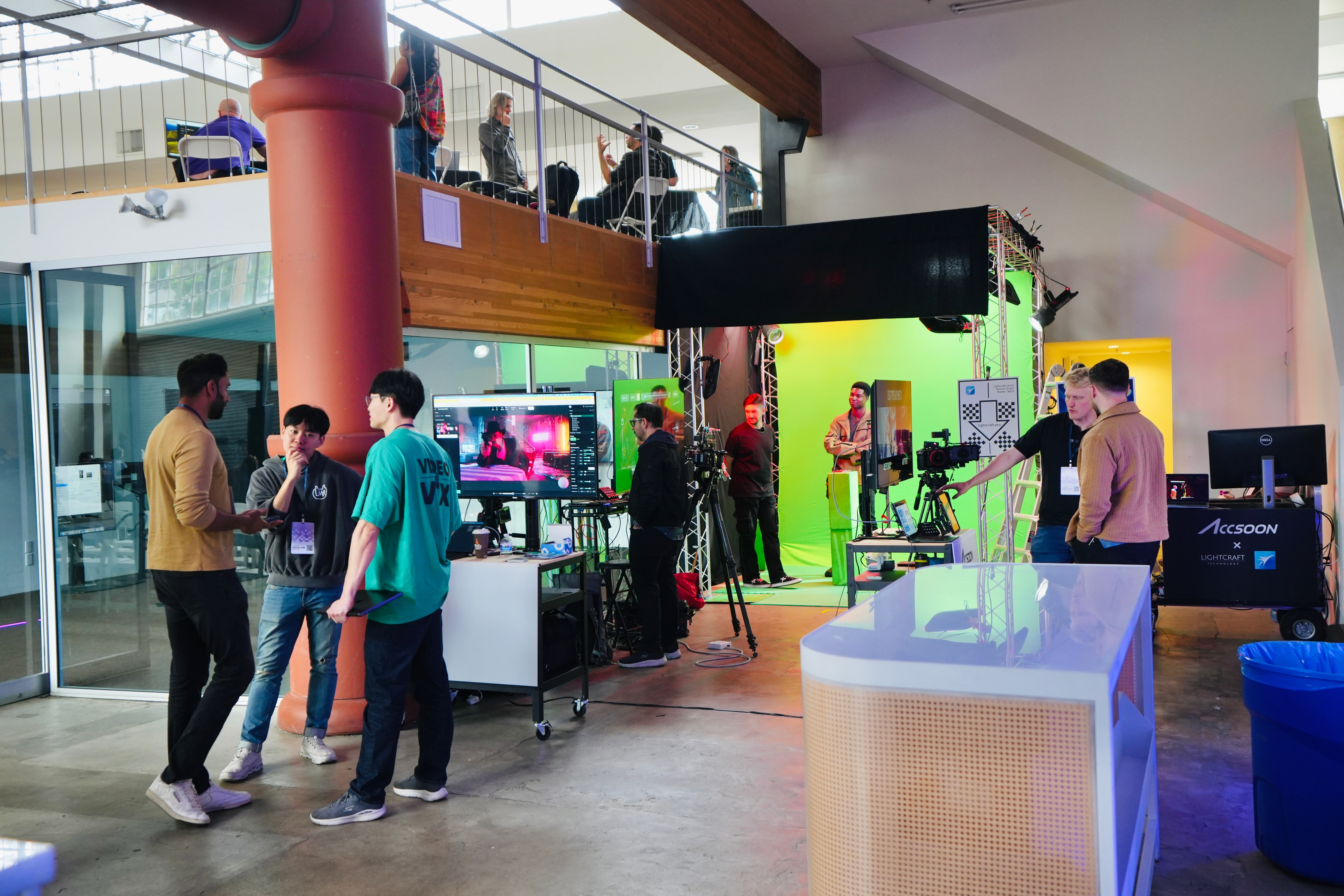 A demo of Lightcraft's Jetset set up in the Lab.