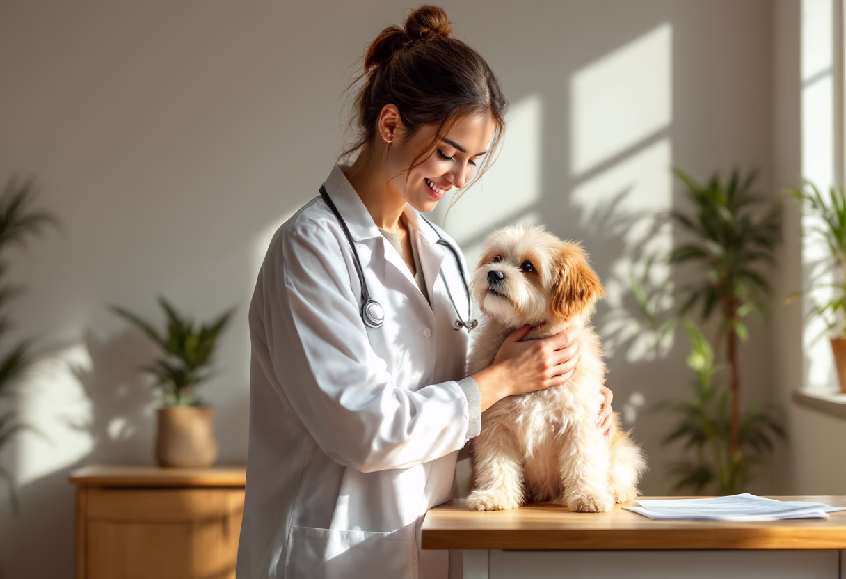 image of dog receiving massage and physio