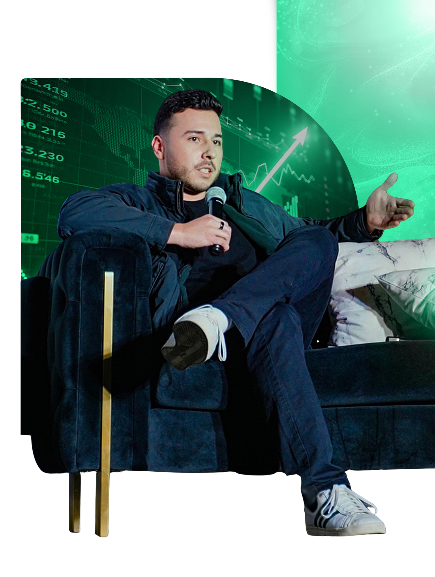 ATR Method founder talking to clients.