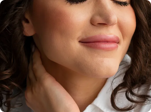 Patient receiving a physician-led facial treatment at AlyneMD