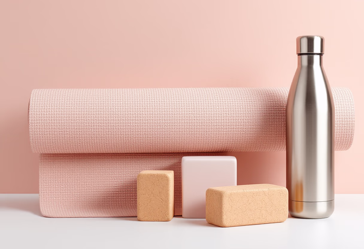 yoga props and equipment for a yoga studio