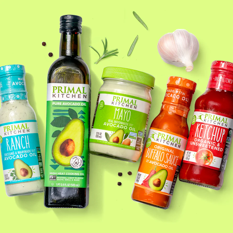 Variety of primal kitchen products