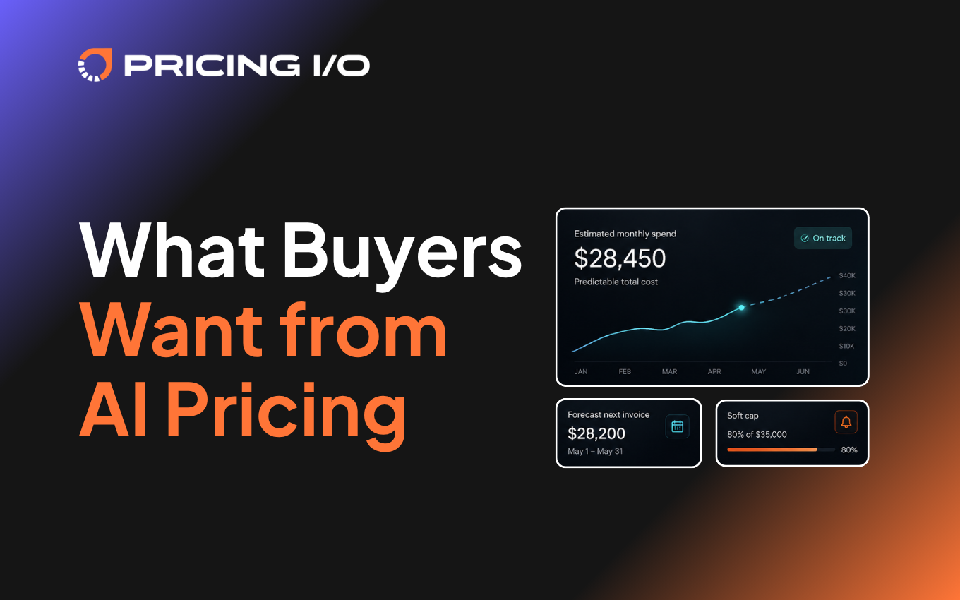 What AI Software Buyers Want From Pricing in 2026