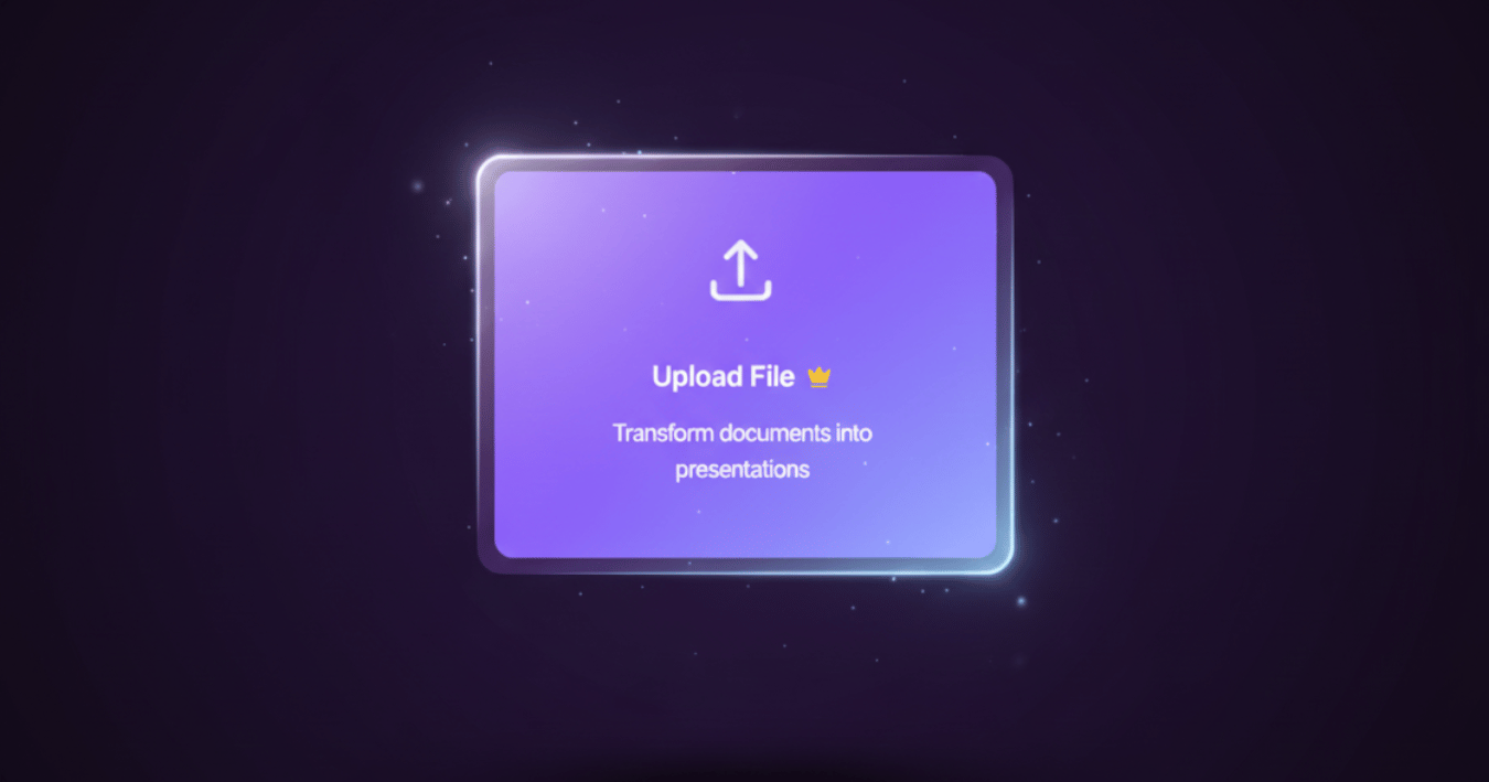Convert a PDF to a Presentation File Powerpesent.AI