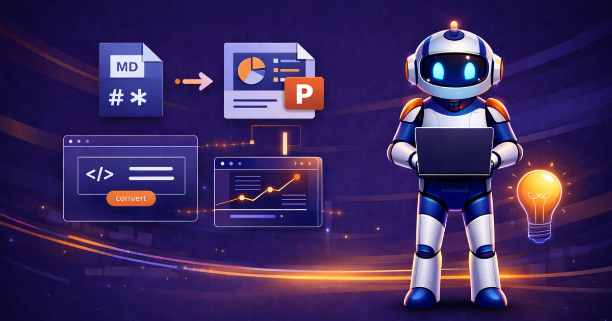 Convert Markdown to PPT Using PowerPresent.AI