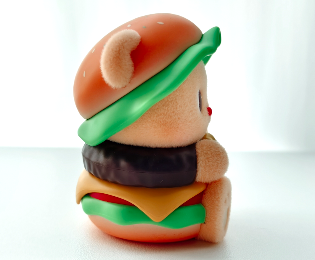 Custom Pizza Hut flocked PVC promotional character