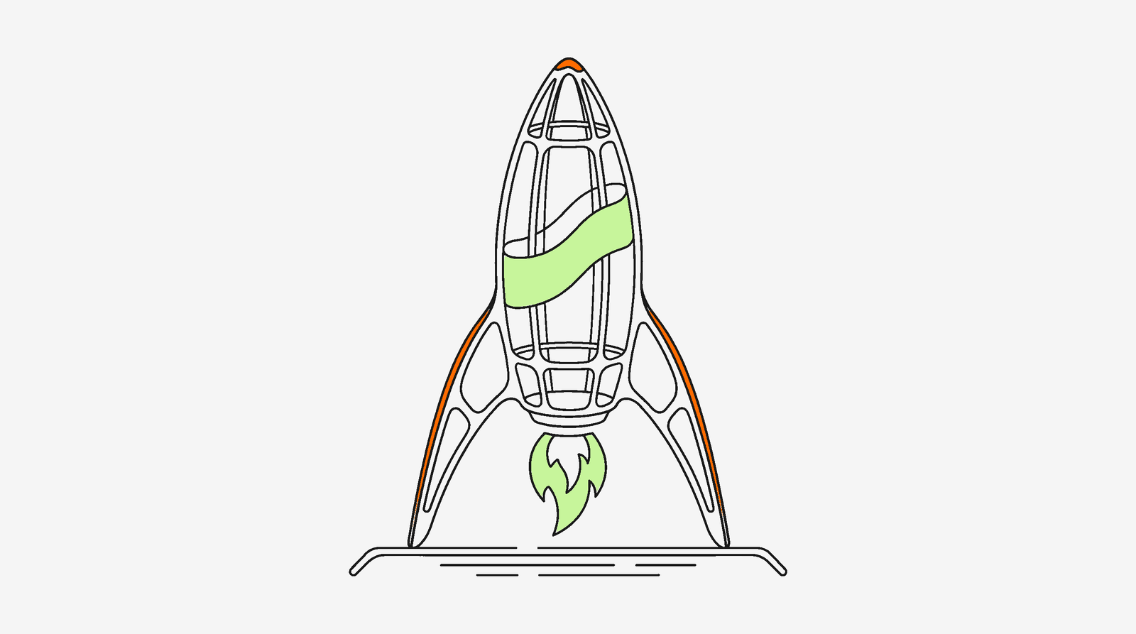 Rocket representing affiliate campaign growth with SFN AI intelligence