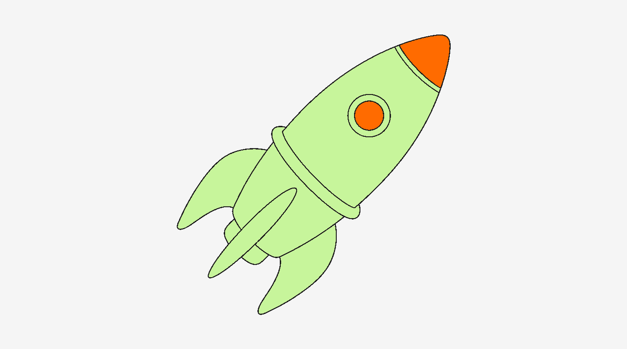 Rocket illustration representing forward momentum and launch trajectory for TikTok Shop sellers in H2 2026
