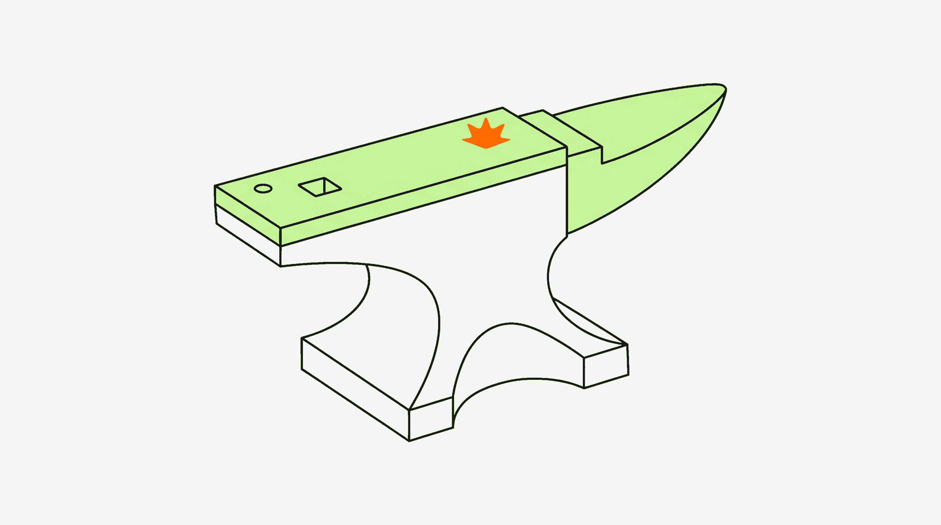 Anvil representing the heavy impact of TikTok Shop halo effect on cross-channel revenue