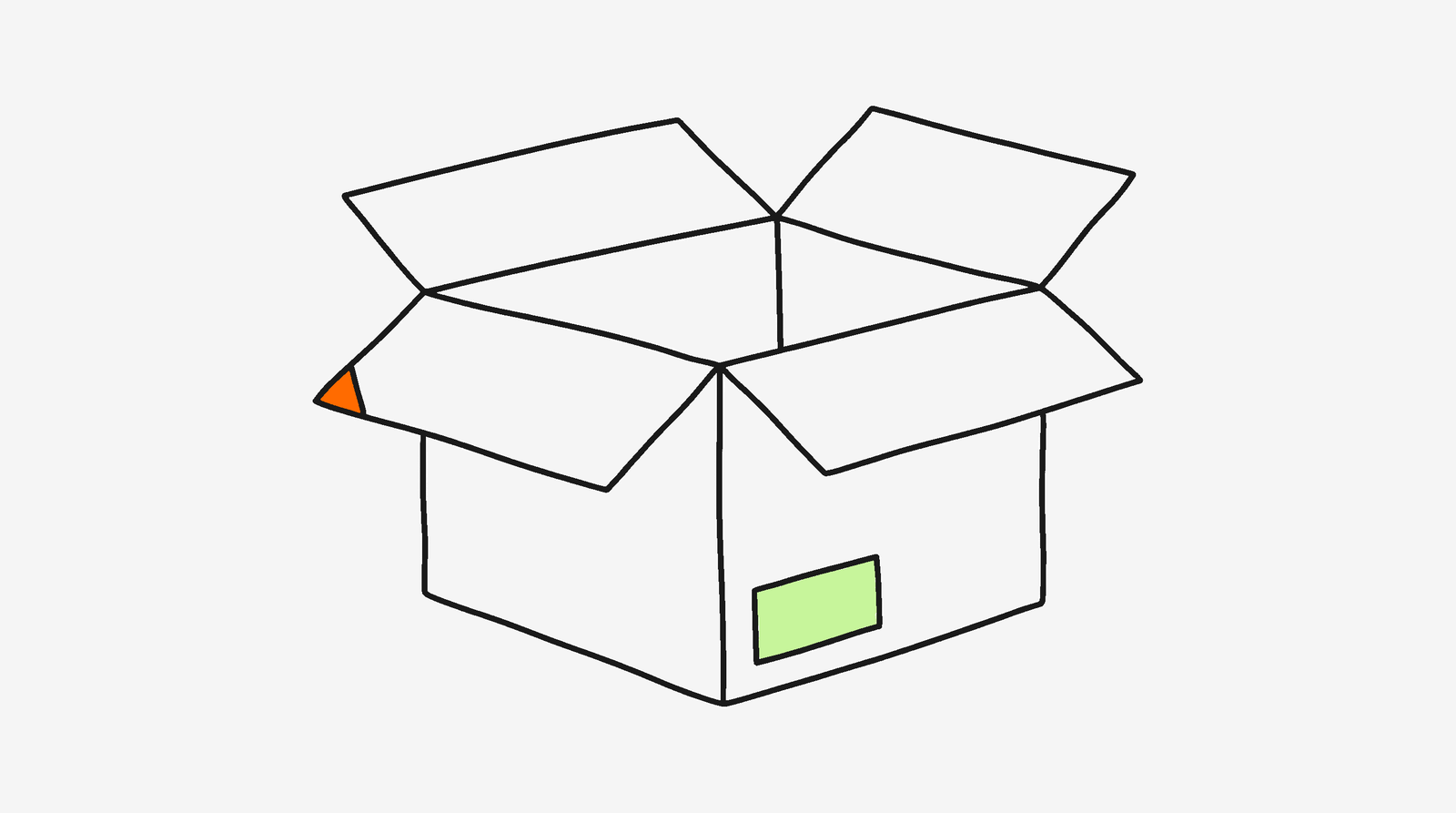 Open shipping box representing TikTok Shop fulfillment options