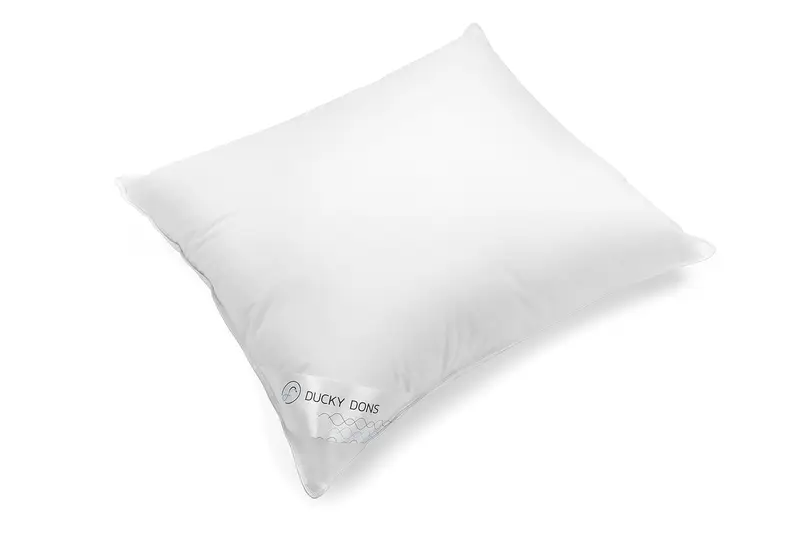 Klassieke puntkussen met een combinatie van dons en veren