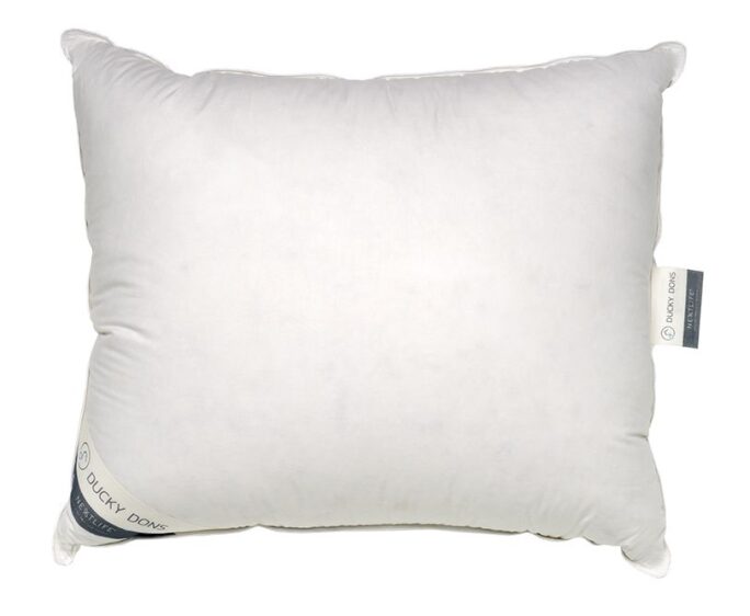 Gerecycled dons kussen van Ducky Dons