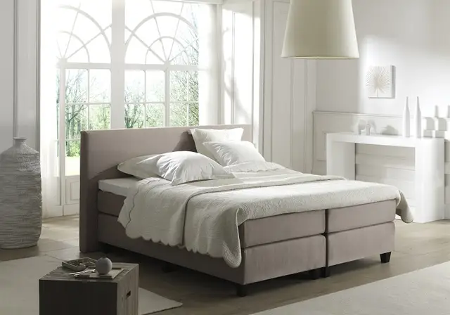 Boxspring Orlando with upholstered mattresses