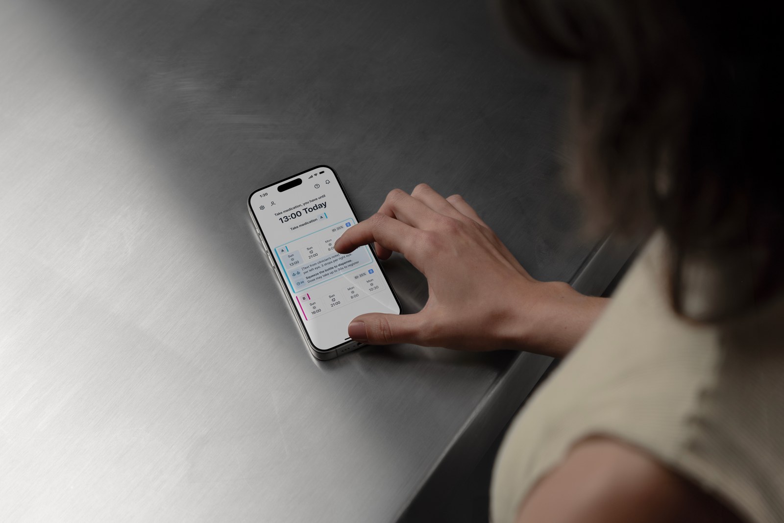 Validose medication reminder on a phone