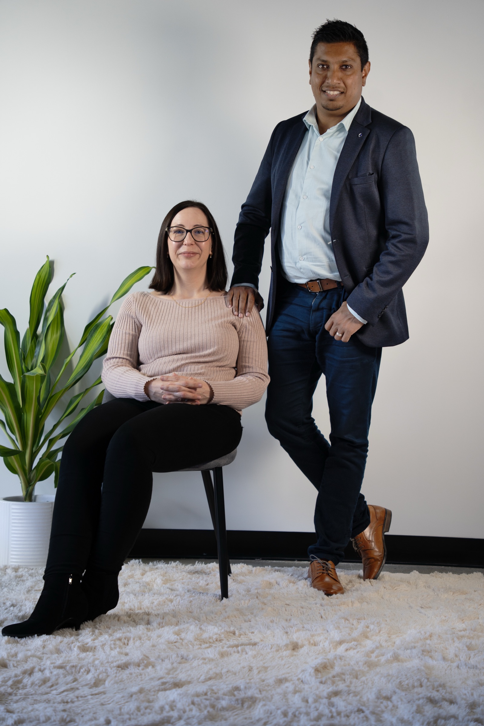 Zeligate founder Denver Naidoo and co-founder Sam Naidoo