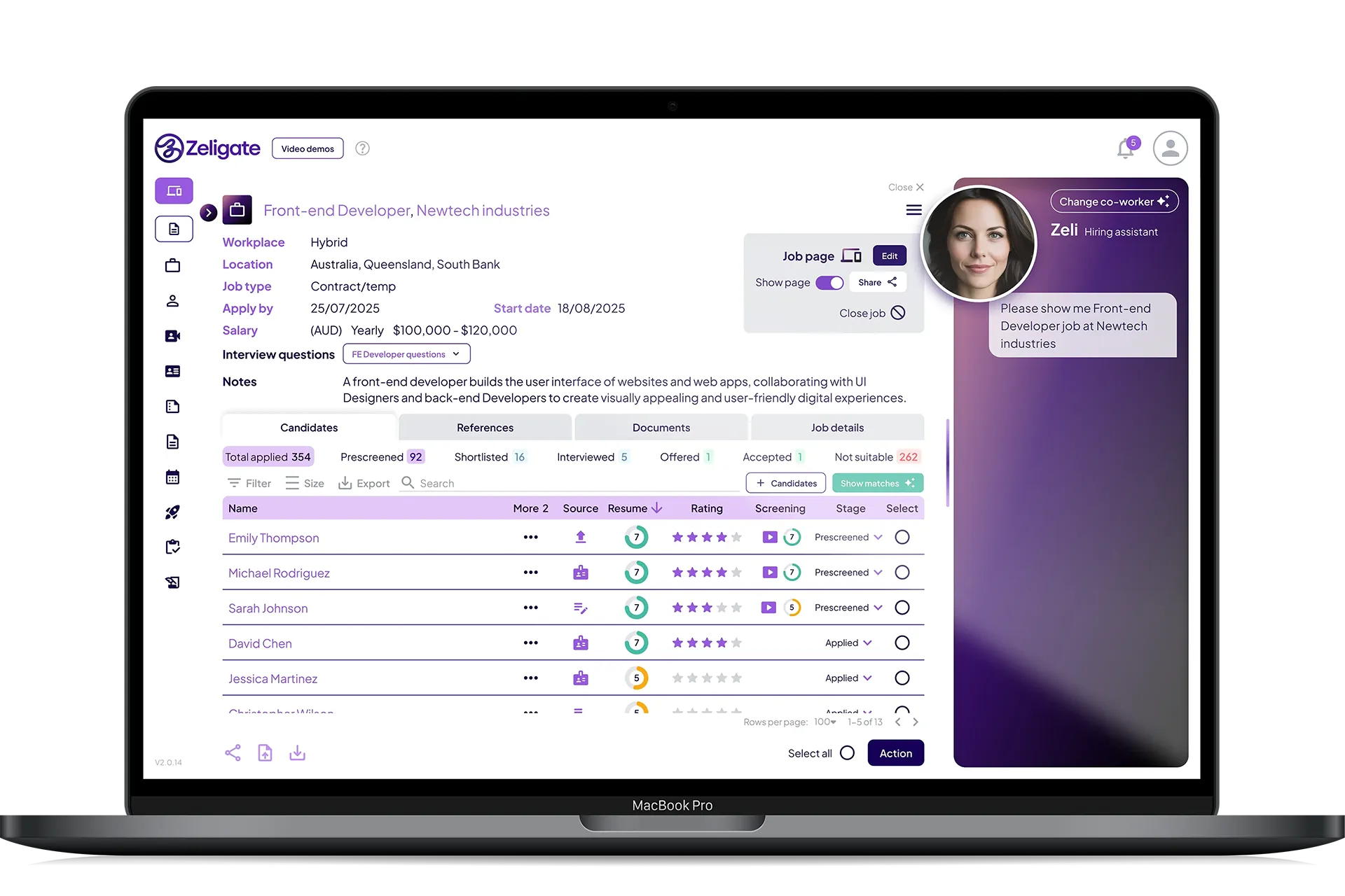 Shortlisting done for you