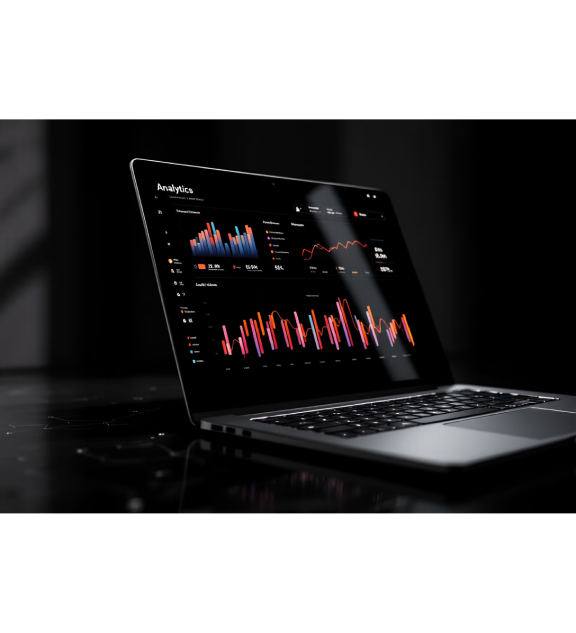 image of data analytics dashboard (for a real estate tech) [interface]