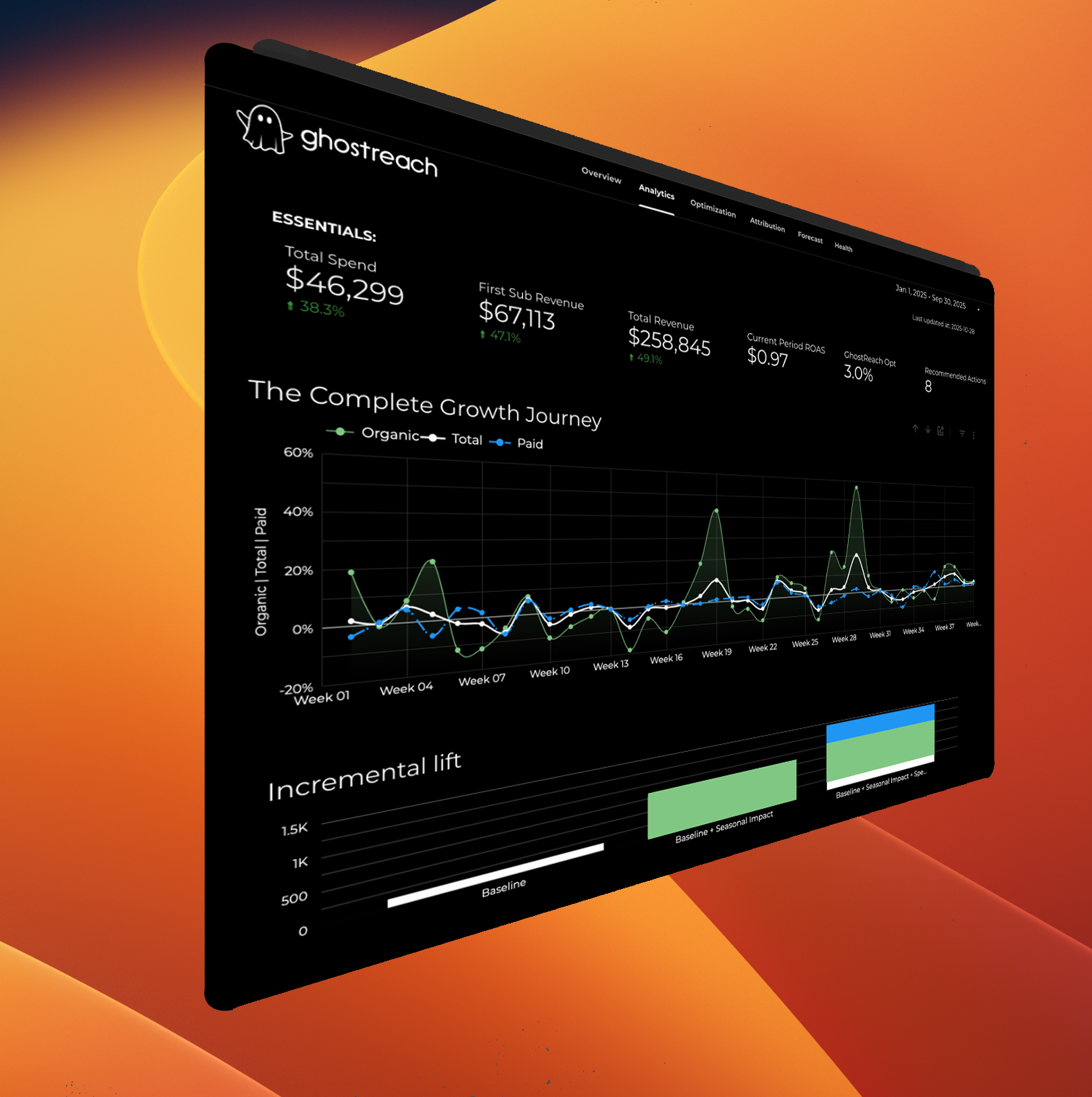 image of data analytics dashboard (for a real estate tech) [interface]