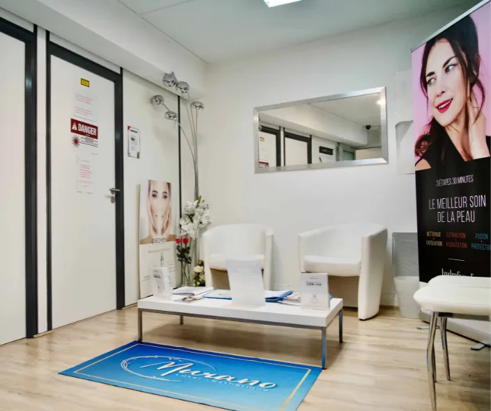 salle d'attente de centre laser murano melun