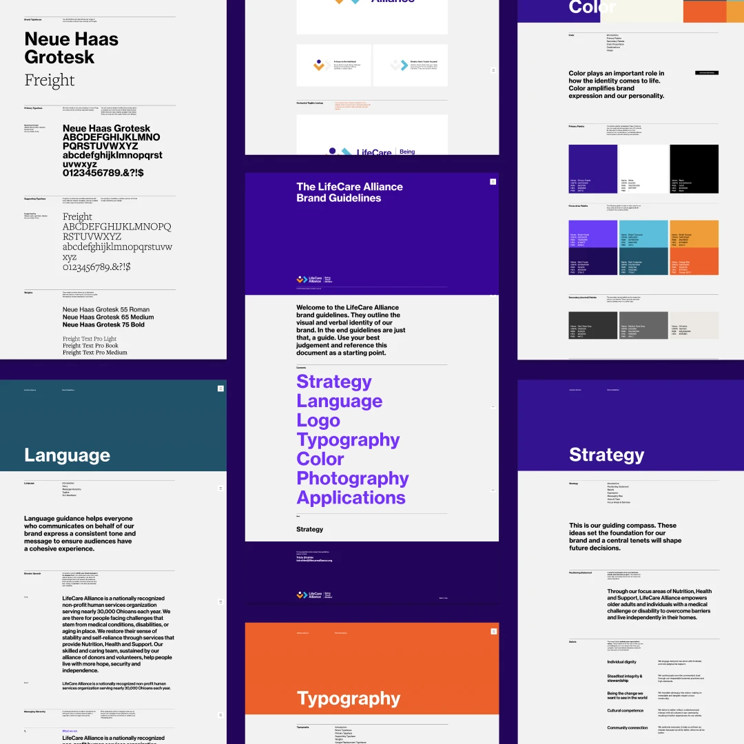 Color palette with RR Blue gradient, Dark Blue, Off White, Grey, Black, and Yellow with their hex code #0054B2.