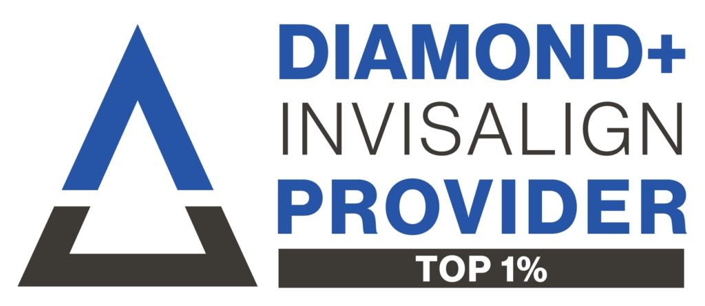 Legacy Dental Pasadena Diamond+ Invisalign Provider badge  for top 1% provider.