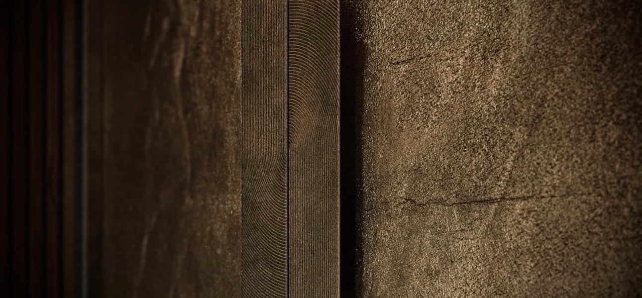 Precisely resolved material junction expressing exactness as a condition of completion.