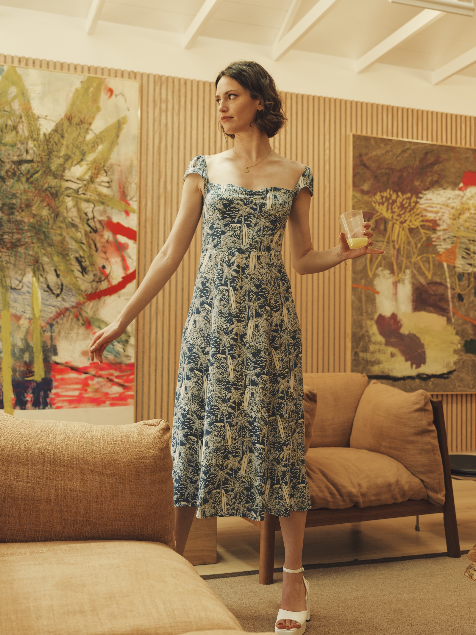 Julia Danko in Simco Audio Space in Pasadena. Listening room environment in Pasadena created by Simco Audio and Stefan Simcowitz. 