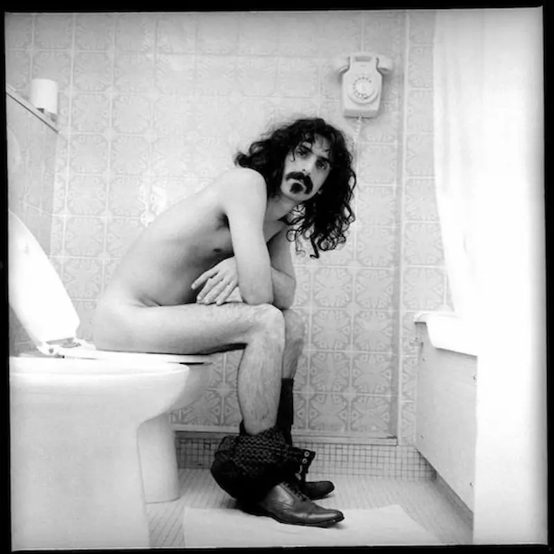 Vintage black-and-white portrait styled after 1970s album cover photography