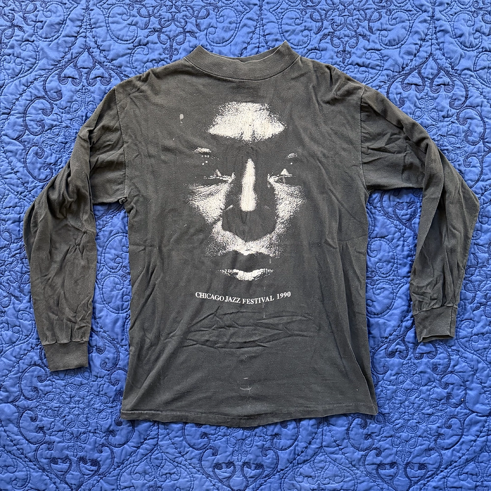 there is a hole under the armpit of one of the sleeves. it's a really old shirt but still in pretty good condition