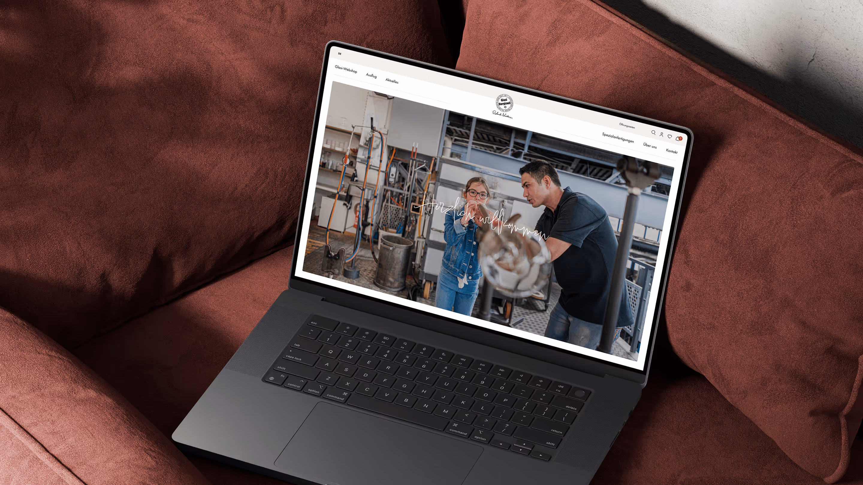 Website und Webshop für die Glasi Hergiswil