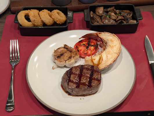Surf & Turf at Butcher's Cut on 'MSC World America