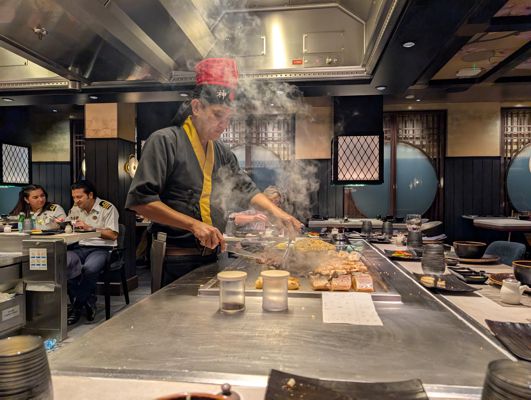 Umai Teppanyaki on Sun Princess