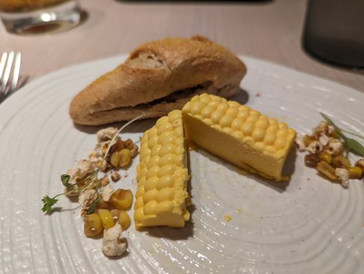 Corn at Test Kitchen on Valiant Lady