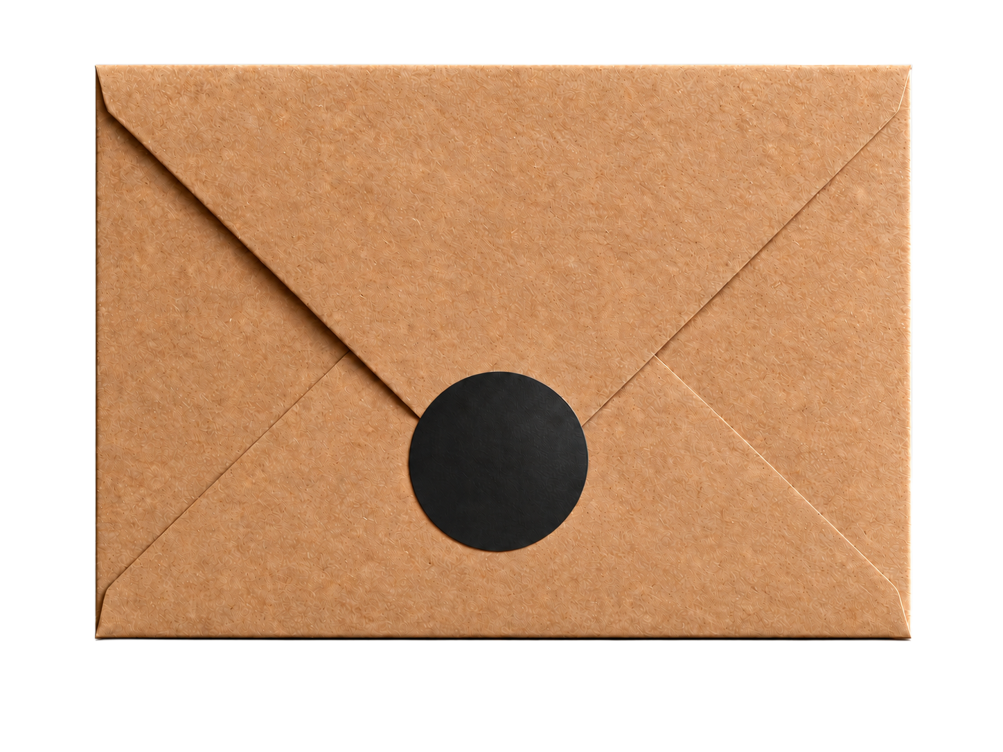 Sealed envelope holding the hand-signed card