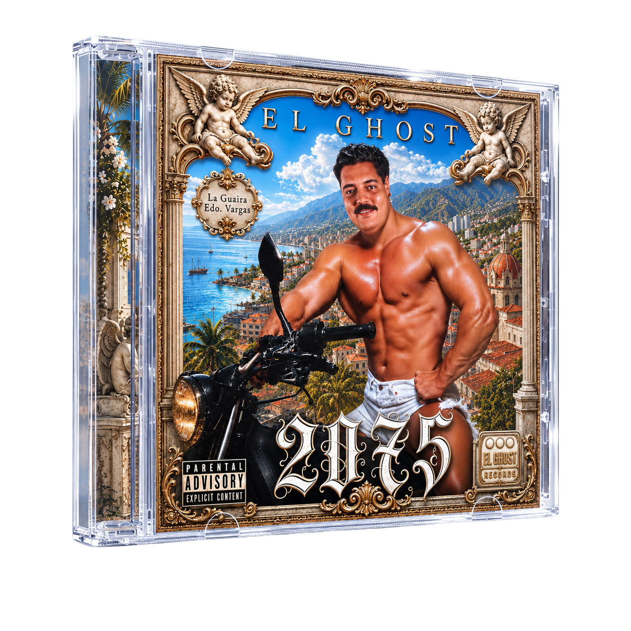 EL GHOST album on CD, front cover in jewel case