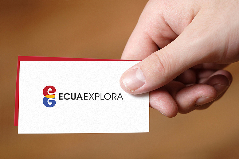 EcuaExplora logo design
