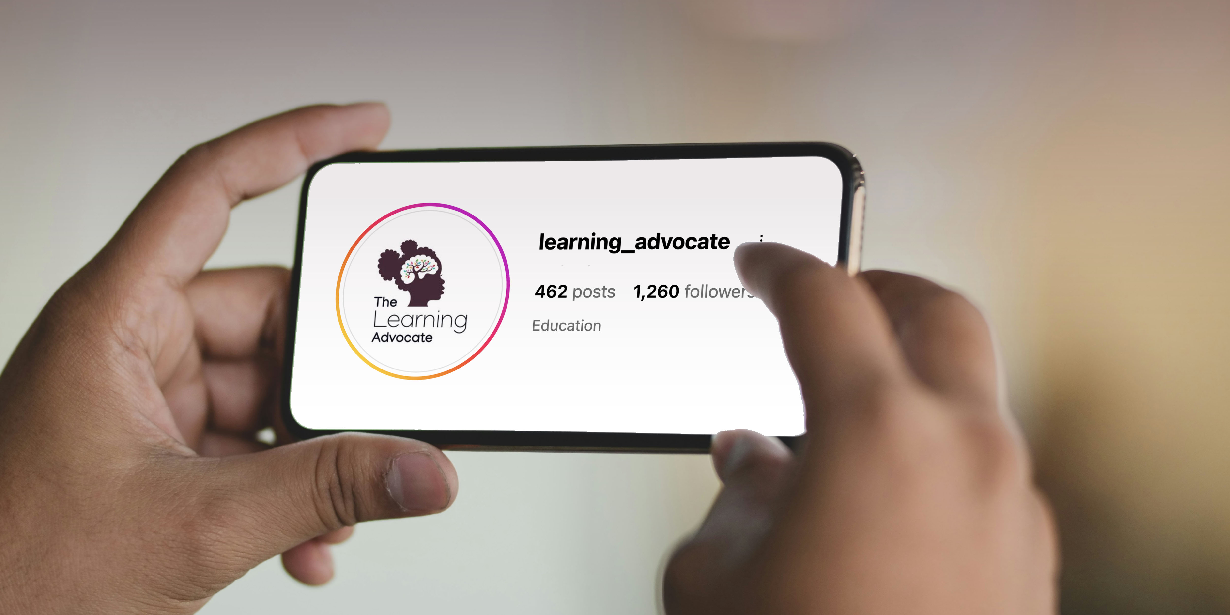 The Learning Advocate logo design