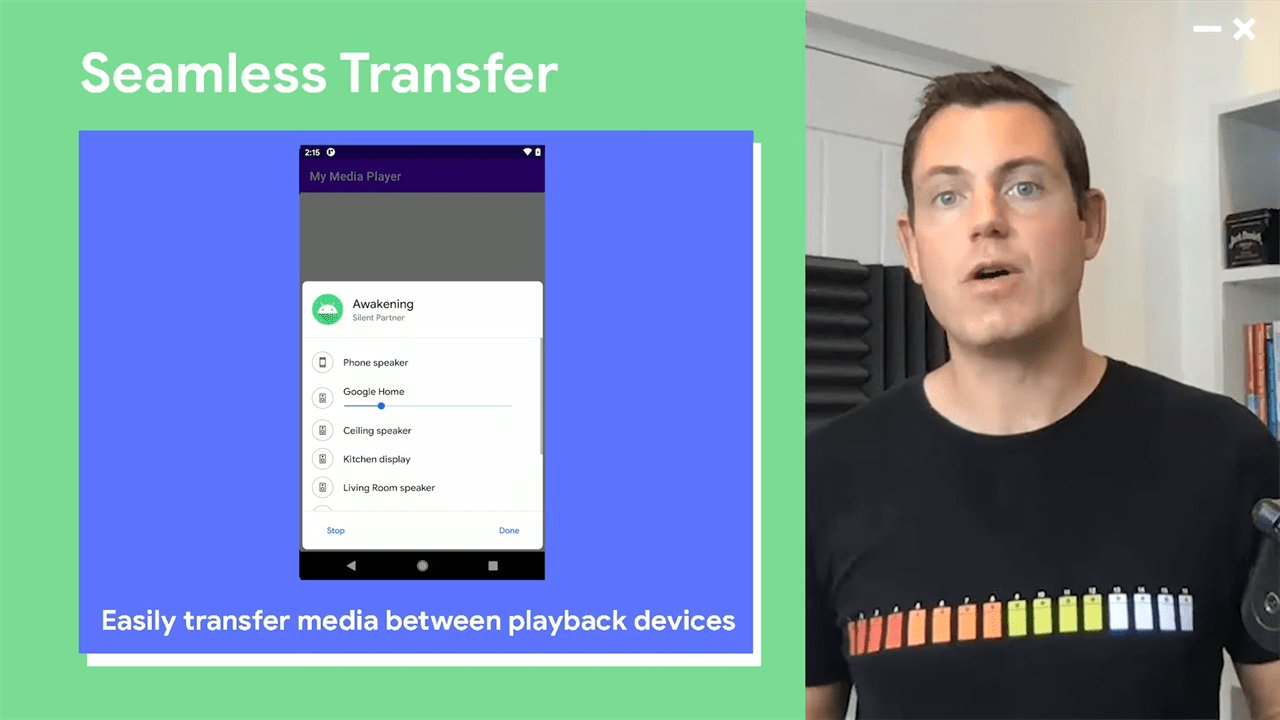 Video still of a video on Seamless Transfer