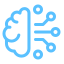 Illustration of a brain with connected circuitry representing artificial intelligence