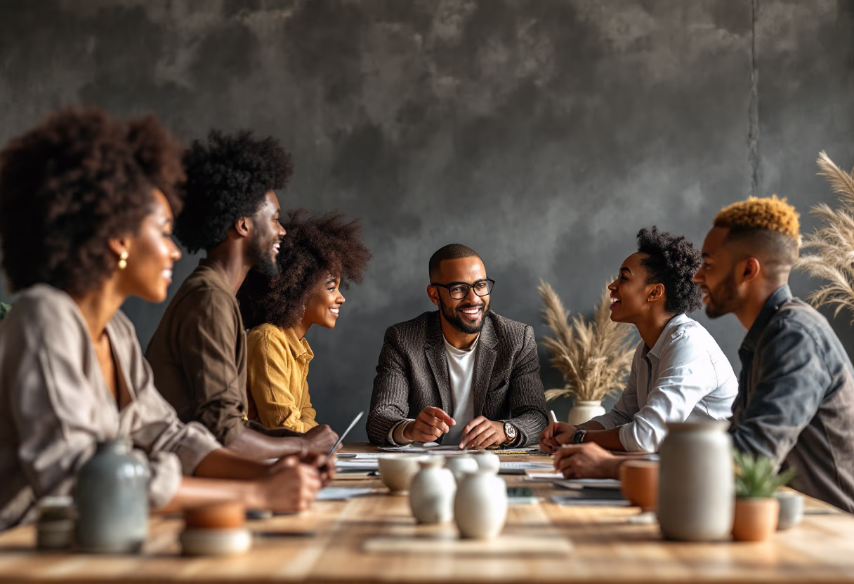 image of diverse group collaboration (for a hr tech)
