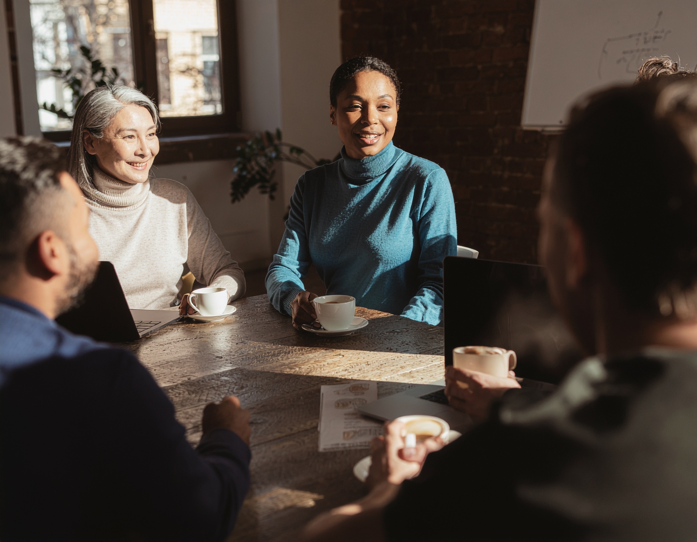 image of brainstorming session (for a productivity tools business)