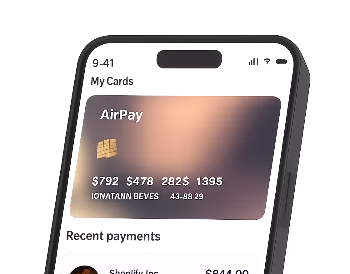AirPay Webflow template image