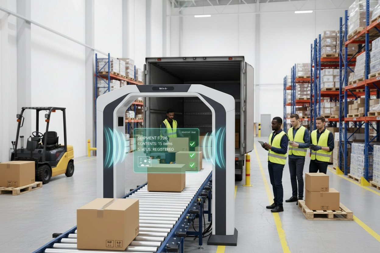 image of a past sales event register area in a department store