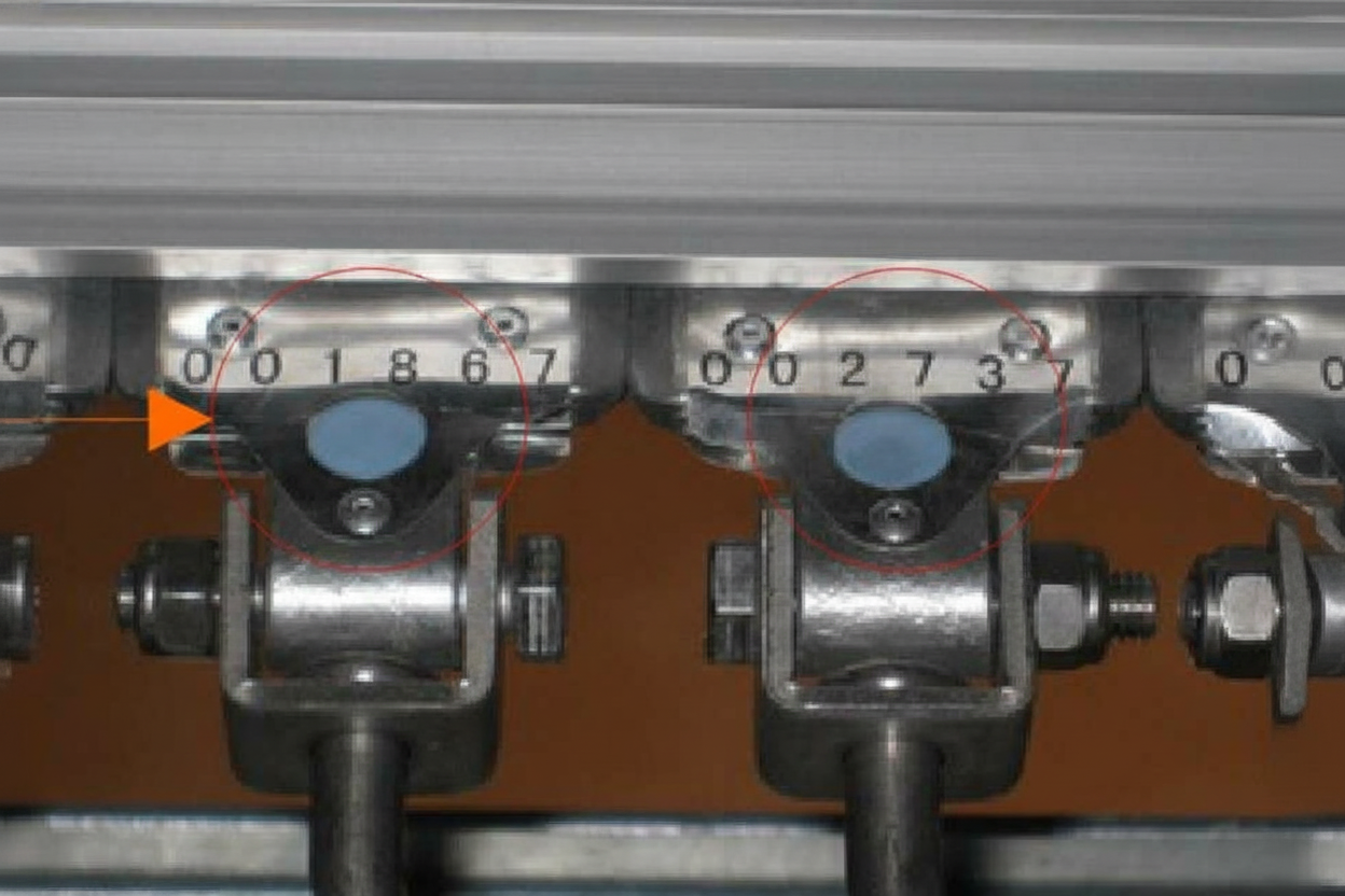 image of a past sales event register area in a department store