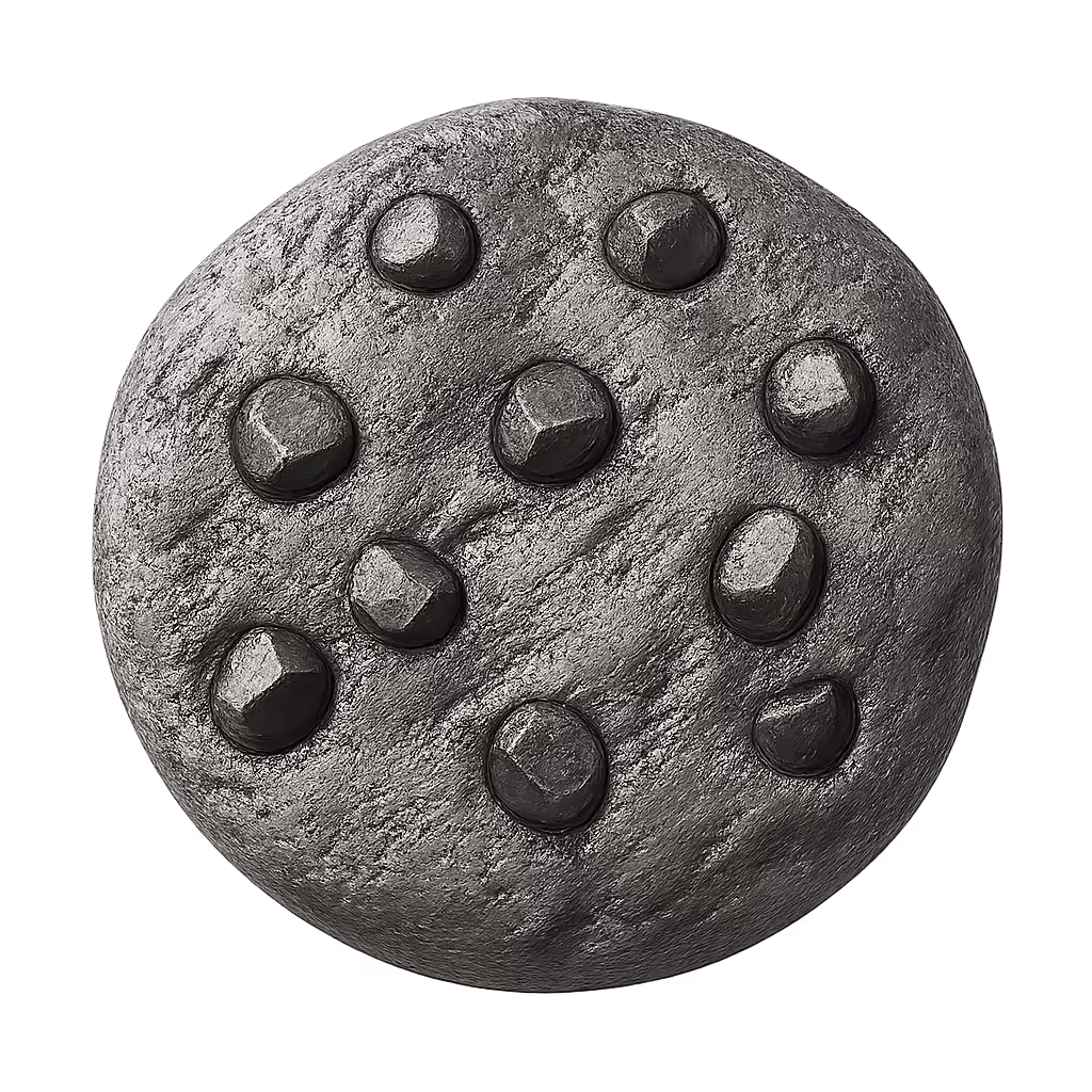 Cookie made of metal