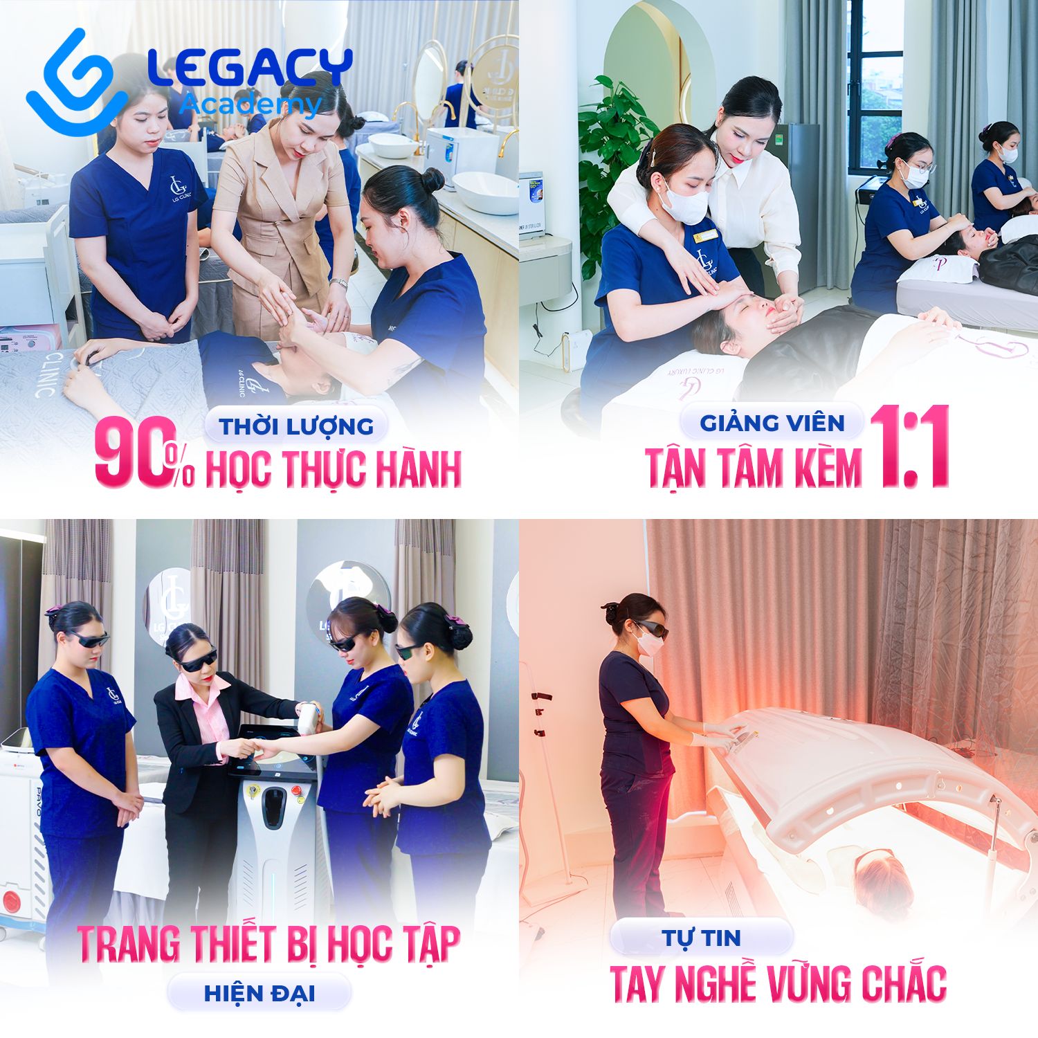 Khóa học kỹ thuật viên spa chuyên nghiệp - Cam kết đầu ra
